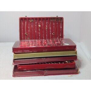 Vtg Set 6 pks Crystal Glass 6 5 7" Icicle Christmas Holiday Ornaments Mixed Size